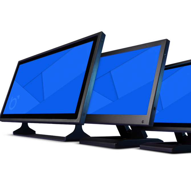 Touch screen del punto vendita