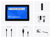Touchscreen 10 Pollici Metallo (Alta Luminosità)