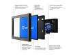 7 Zoll Monitor Metall