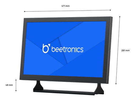19 Zoll Monitor Metall