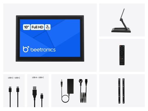 Touchscreen 10 Pollici Metallo