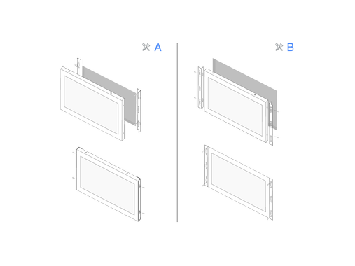Touchscreen 15 Pollici Metallo (4:3)