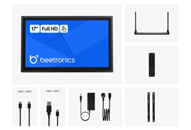 17 Zoll Touchscreen Metall
