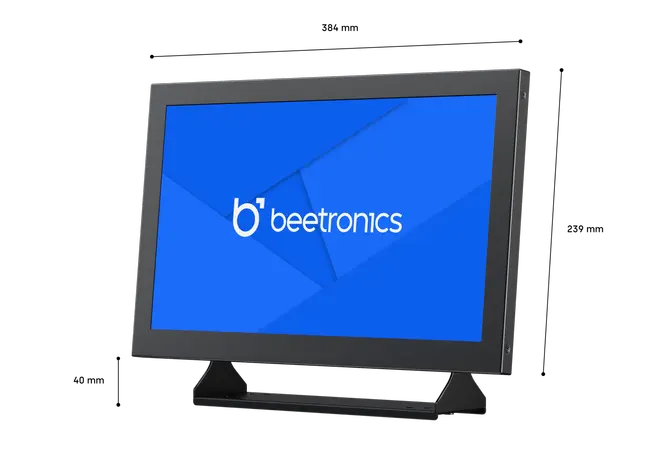 15 Zoll Monitor Metall