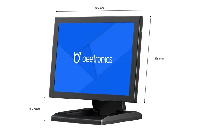 Monitor 10 Pollici Metallo (4:3)