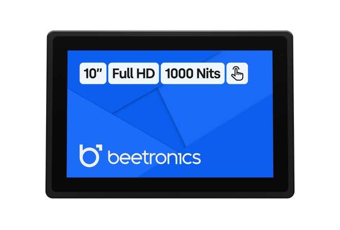 Touchscreen 10 Pollici Metallo (Alta Luminosità)