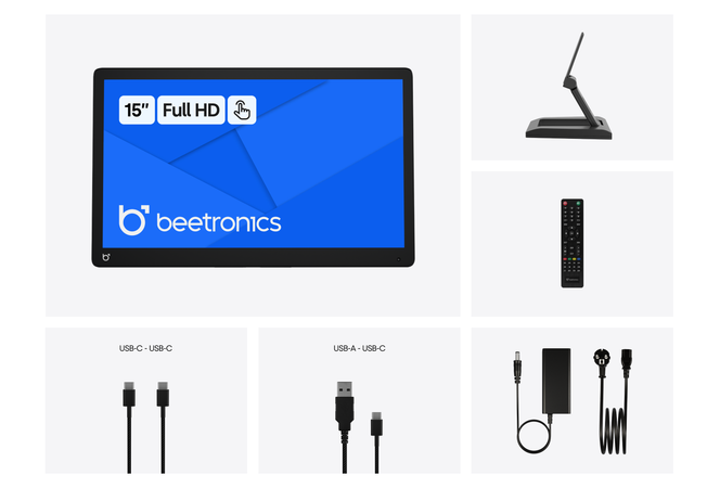 15 Zoll Touchscreen