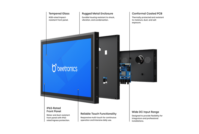 32 Zoll Touchscreen Metall