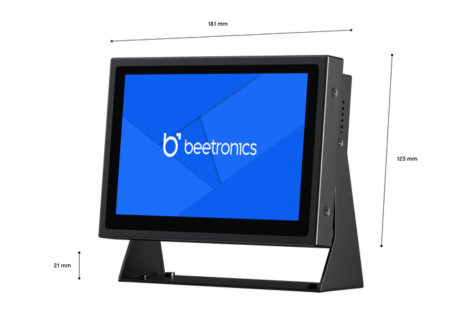 7 Zoll Touchscreen Metall