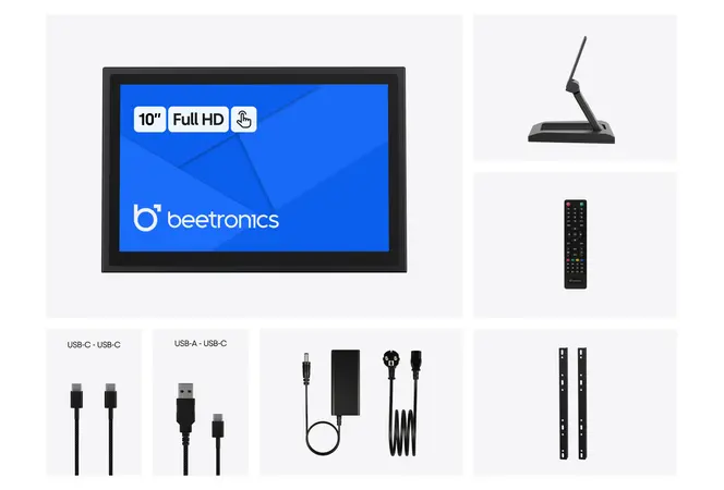 Écran Tactile 10 Pouces en Métal