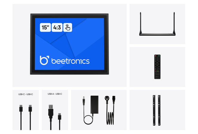 15 Zoll Touchscreen Metall (4:3)