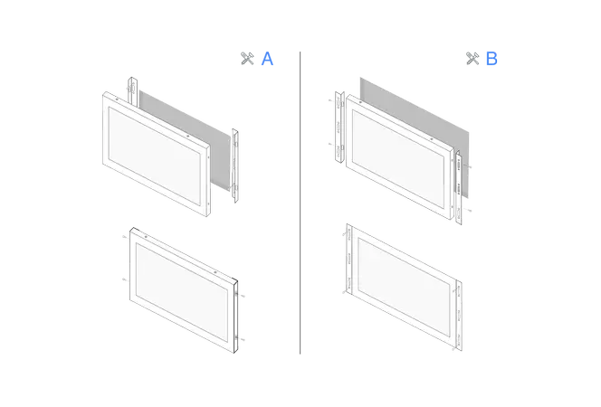 Touchscreen 15 Pollici Metallo (4:3)